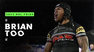 NRL Highlights | Brian To'o's 2023 try-scoring season | NRL