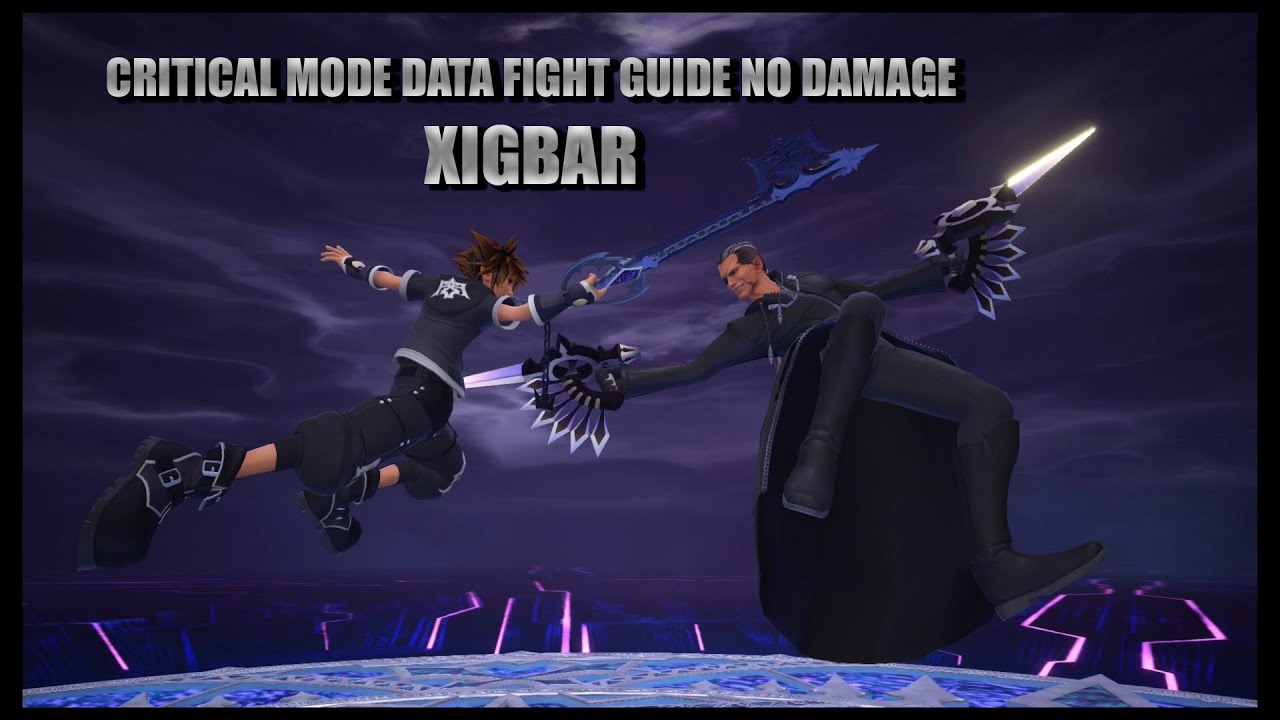 Kingdom Hearts 3 ReMind: Xigbar Data Fight Guide NO DAMAGE (Critical Mode) Walkthrough