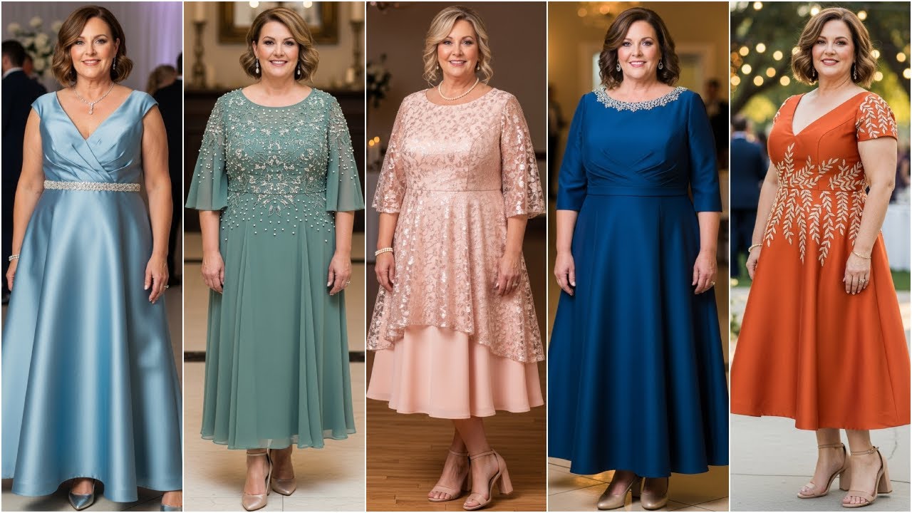 Top Fit-and-Flare Plus-Size Mother of the Bride Dresses | Flattering