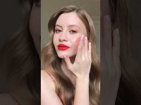 Макияж под красные губы макияж макияжтуториал краснаяпомада вечерниймакияж Makeuptutorial