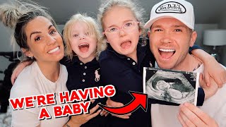 TELLING OUR KIDS WE ARE PREGNANT! *CUTE REACTION 😍
