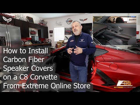 How to Install Carbon Fiber Speaker Covers on a C8 Corvette From Extreme Online Store