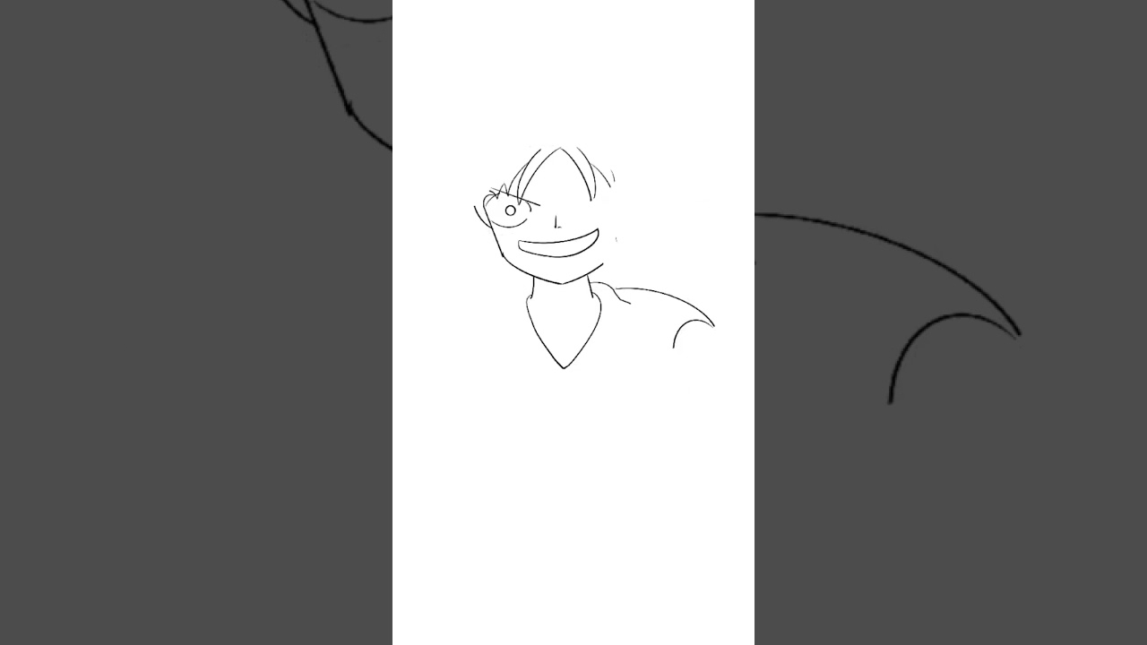 Luffy Sketch Part 2 (day 96/100) 