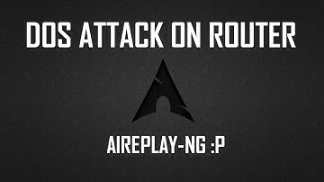 DOS Attack on Wifi Router