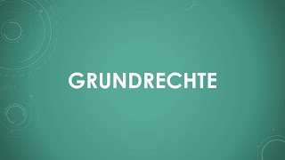 Grundrechte Einfach Und Kurz Erklärt