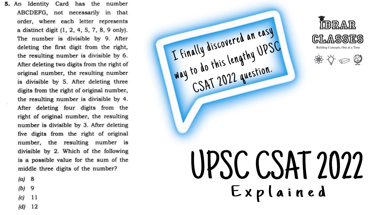 an-identity-card-has-the-number-abcdefg-upsc-csat-2022-pyq-csat