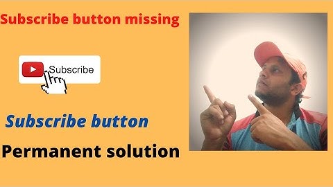 our subscribe button missing# subscribe button not show# how solve subscribe button missing problem
