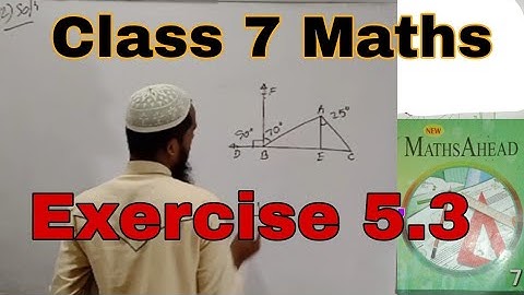 Class 7 Maths Exercise 5.3 | Lines and Angles | Transversal | Interior Angles | Exterior Angles