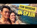 FUN WEEKEND VLOG IN SPAIN: Costa Brava & Montseny Natural Park | DRONE | INTERNATIONAL COUPLE | AMWF