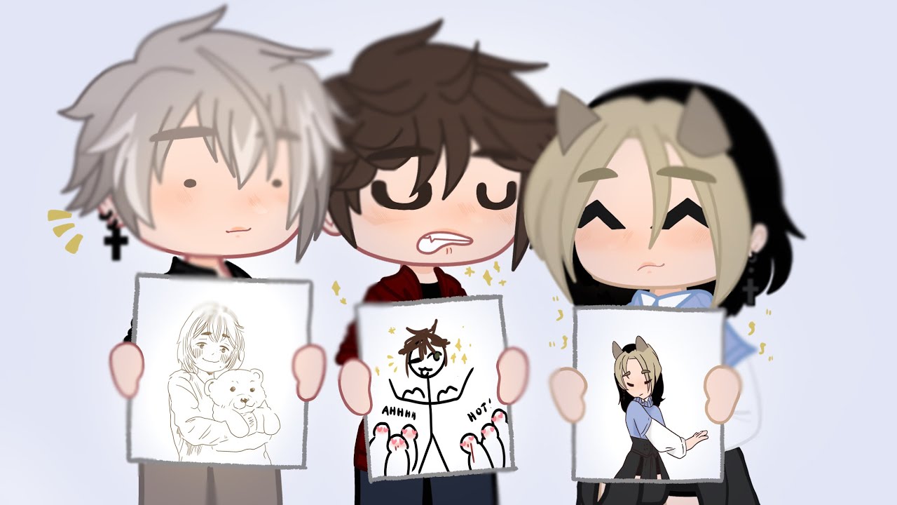 Letting my ocs draw themselves || not original || - YouTube