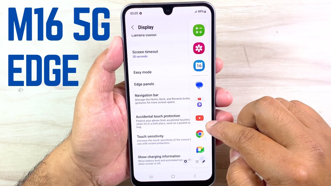 📱 Samsung Galaxy M16 Edge Panel – How to Use & Customize ✨