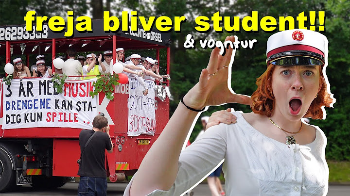 FREJA BLIVER STUDENT & ER PÅ VOGNTUR | får hue på og studenterkørsel!!
