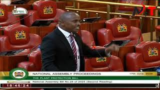 John Kiarie Breathes Fire as He Defends the Plant Protection Bill!