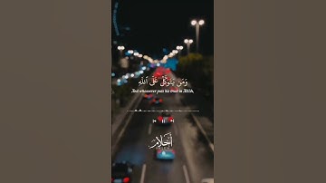 ومن يتق الله يجعل له مخرجا #سورة_الطلاق #ماهر_المعيقلي