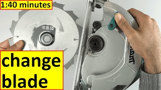 How to change Makita circular saw blade