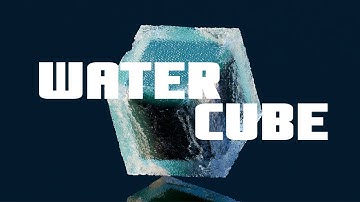 Making a water cube In Blender