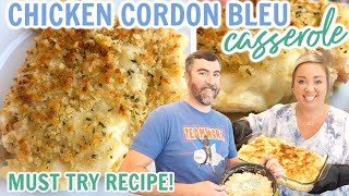 CHICKEN CORDON BLEU CASSEROLE RECIPE | CASSEROLE DINNER IDEAS | WHAT'S FOR DINNER | MUST TRY RECIPE