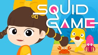 Squid Game | Red light Green light Game | Nursery Rhymes &amp; Kids Songs