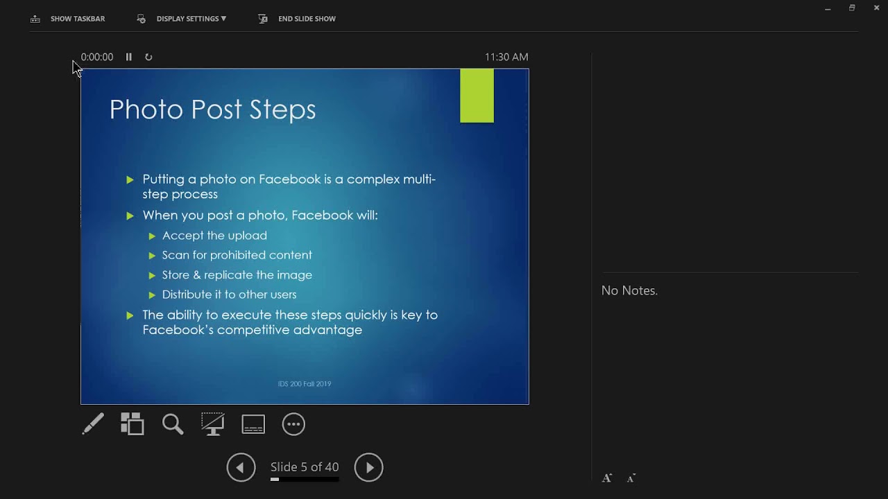 IDS 200 Fall 2019 Facebook: Photo Management pt. 1
