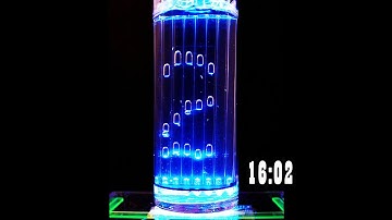 Glowing Air-Bubble Clock - preliminary version; powered by ESP8266
