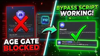 NEW SCRIPT! How to Verify Age on Discord WITHOUT ID (Step by Step)