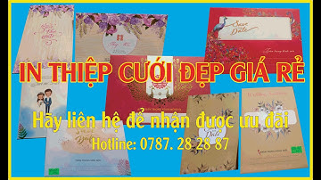 #1001 Mẫu thiệp cưới đẹp giá rẻ -Thiệp cưới mẫu mới / Thiệp cưới hiện đại - Phôi thiệp cưới giá rẻ