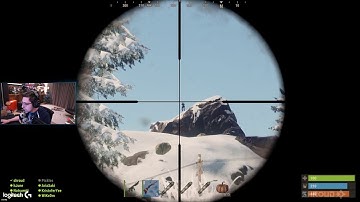 Shroud gets Long Range ONE TAPPED by an M249 in RUST