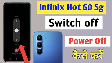 Infinix Hot 60 5g switch off kaise kare/How to Power off Infinix Hot 60 5g/switch off