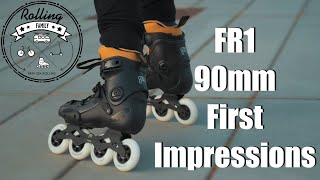 FR1 90 Inline Skates unboxing and first impressions