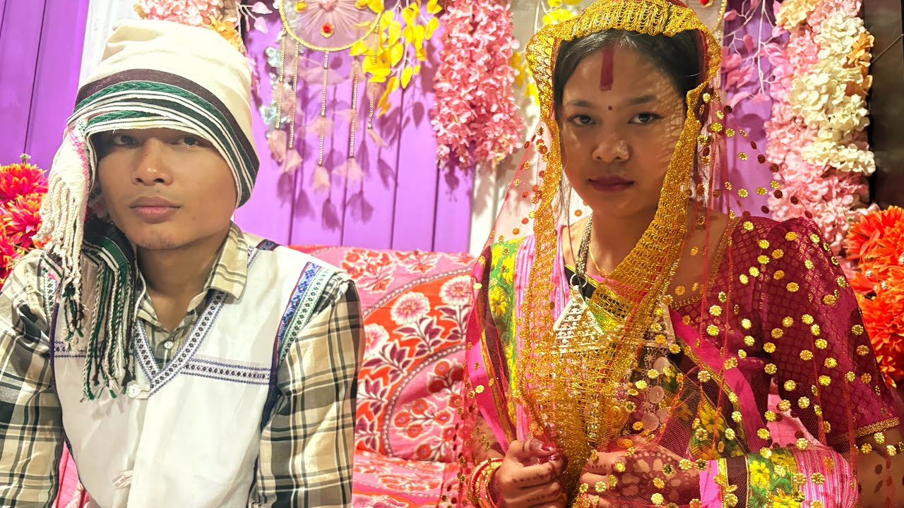 Reang Bru Traditional Ritual Marriage ge ll  AMBASSA 