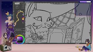 BettimusFrost arts cozy magic cat | 7-24-25