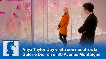 Anya Taylor-Joy visita con nosotros la Galerie dior en el 30 Avenue Montaigne