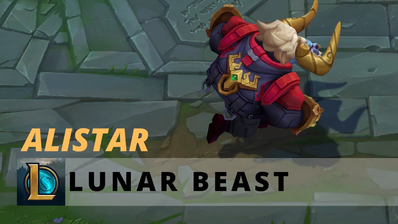 Lunar Beast Alistar - League of Legends - YouTube