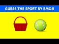 Can You Guess The Sport by Emoji? | Only Guinness Will Give All Answer Correct | Sport Emoji Quiz