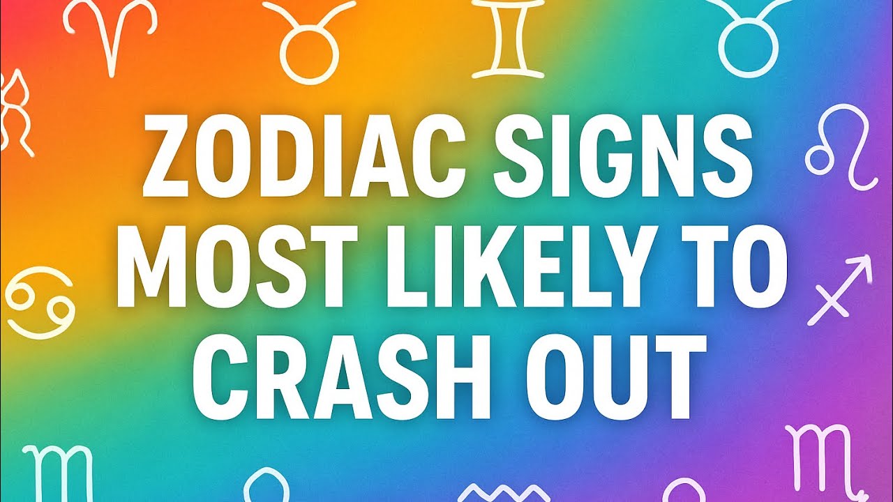 TOP 6 Signs Most Likely To Crash Out 😅 #zodiacsigns #astrology - YouTube