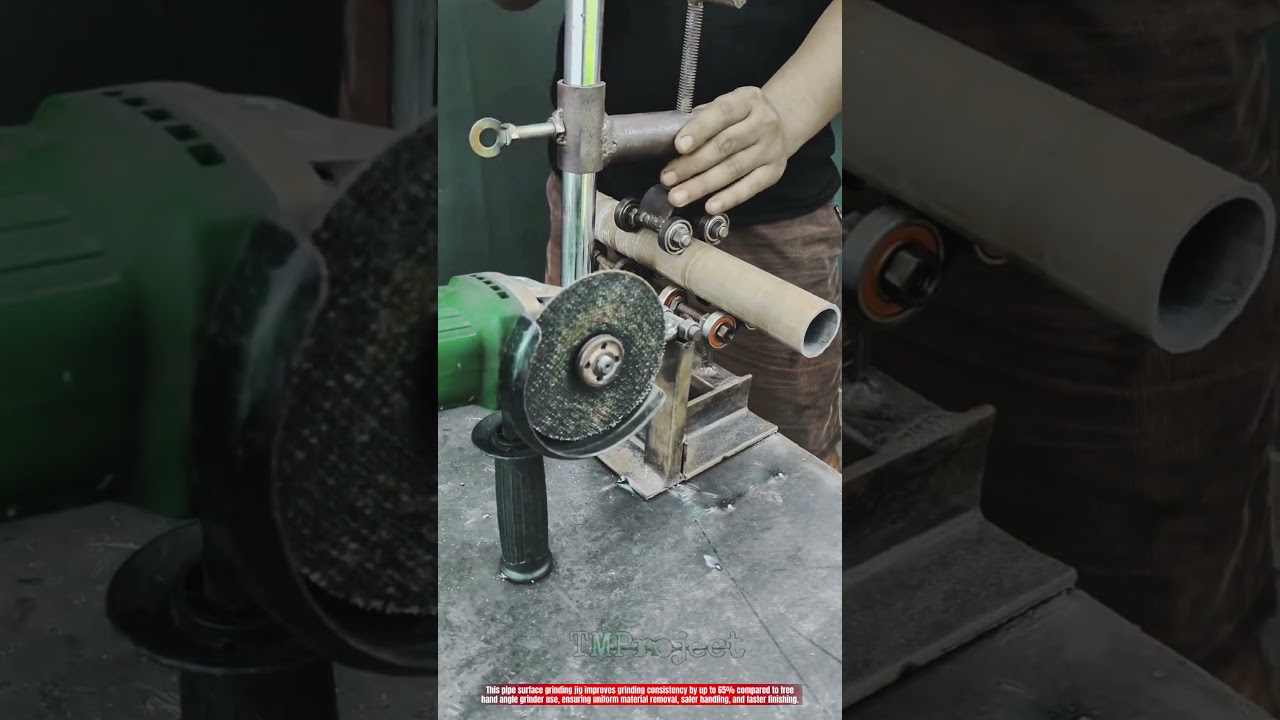 Innovative Pipe Surface Grinding Jig Tool : Best Controlled Cylindrical Finishing