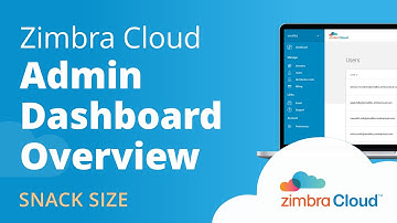 Zimbra Cloud Admin Dashboard Overview Demo