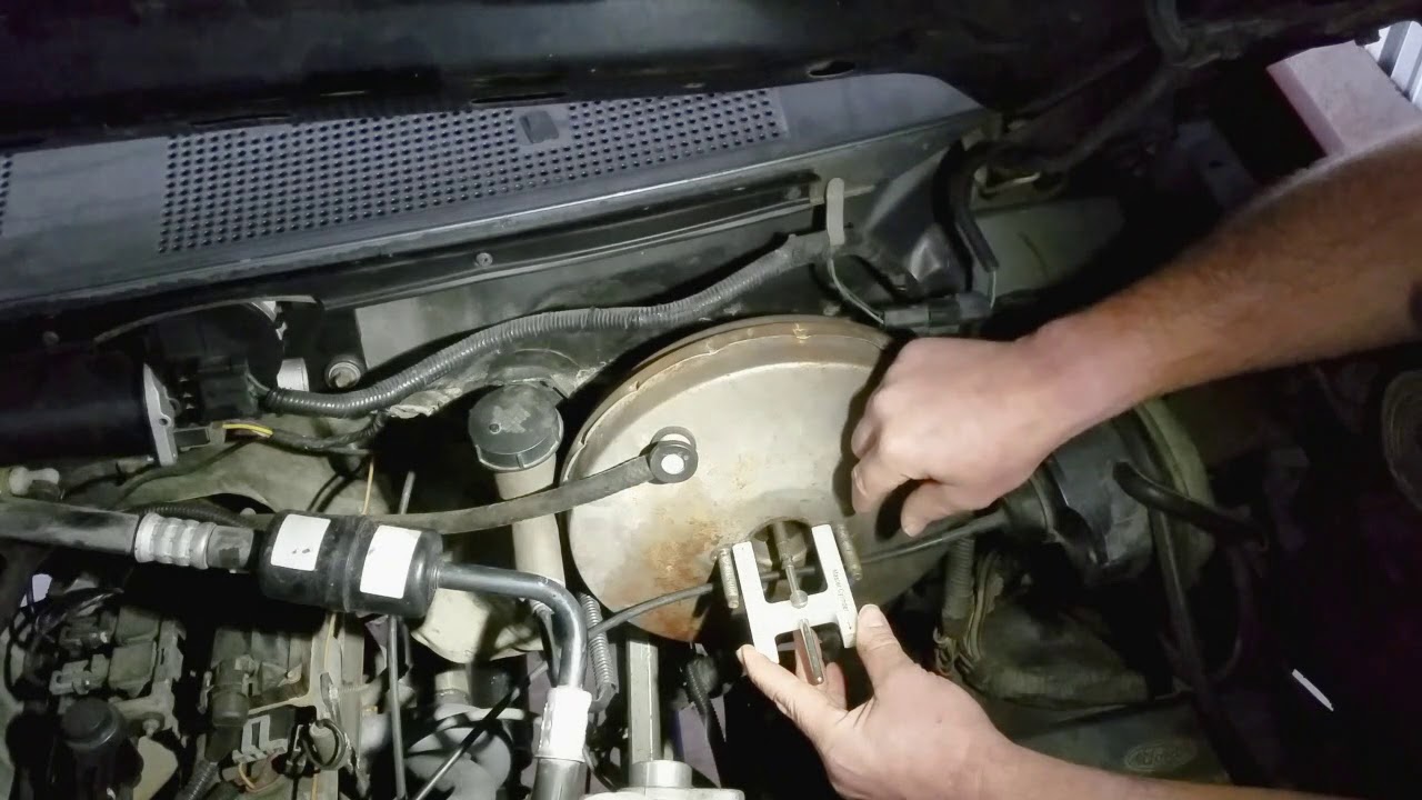 1992 OBS Ford F 150 Brake Booster Adjustment YouTube