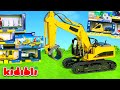 Ref:BapGZaWh5rw Juguetes cami�n de cemento y gr�a trabajando en la obra   v�deo educativo para ni�os | kidibli