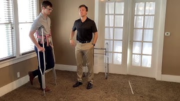 3 Point and 3 Point Modified Gait Pattern with Bilateral Crutches