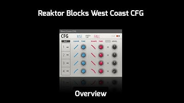 Native Instruments Reaktor Blocks CFG Overview: Part 1