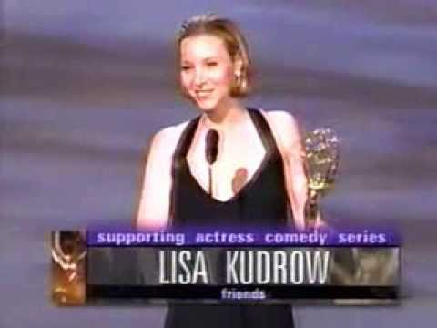 Lisa Kudrow Wins 1998 Emmy Award For Supporting Actress In A Comedy Series Youtube