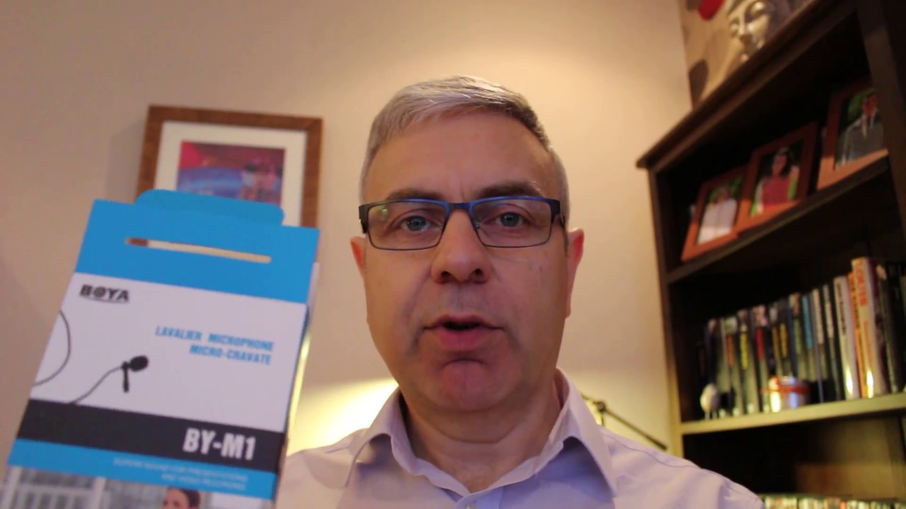 Boya BY-M1 Lavalier Microphone on my Canon EOS DSLR Camera