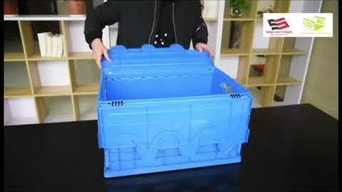 SHG Foldable Crate: folding and unfolding manual