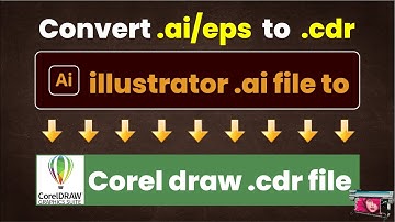 convert Adobe Illustrator file to Corel Draw