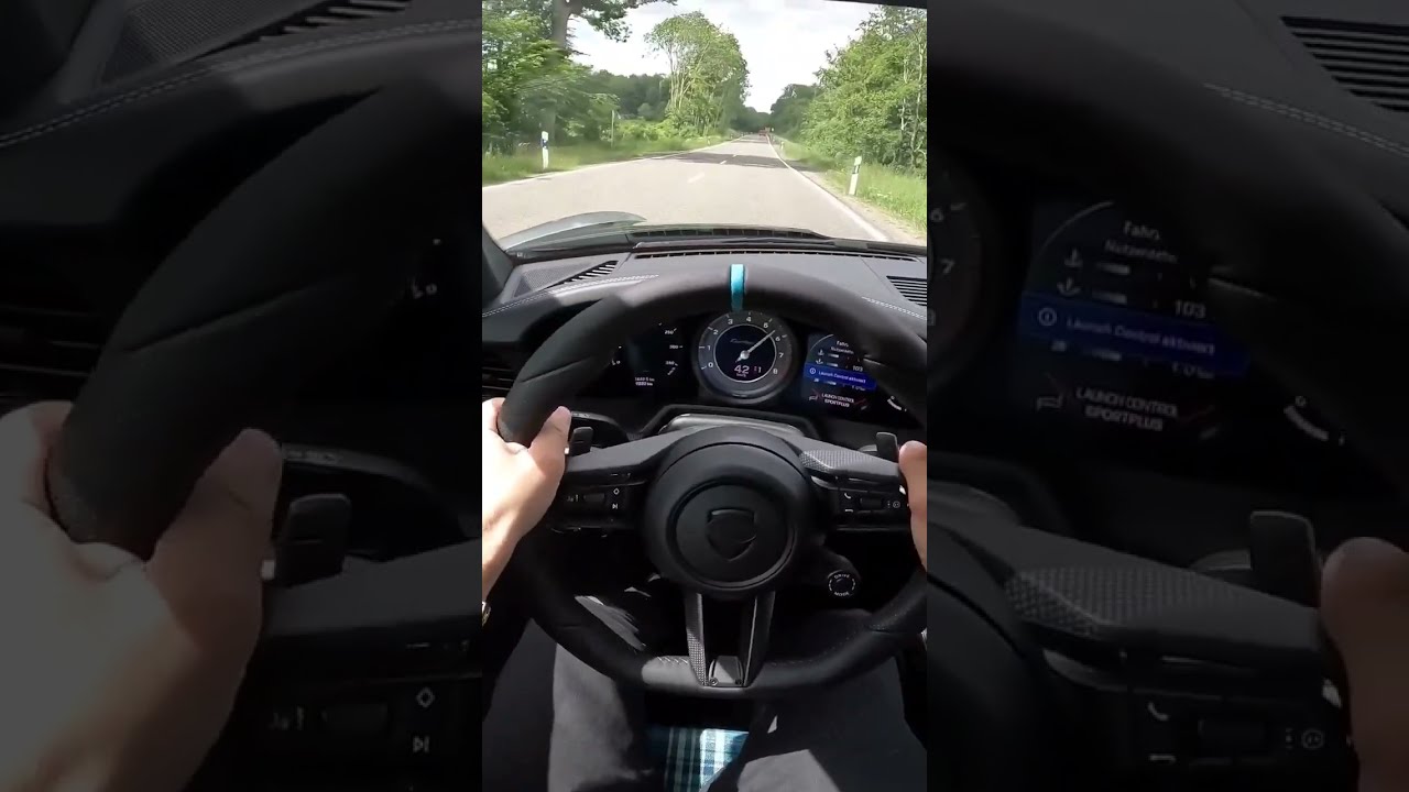Porsche 992 Turbo S Launch Control POV Moscarblog
