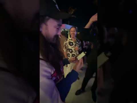Aviv Dora perform for Steve Aoki