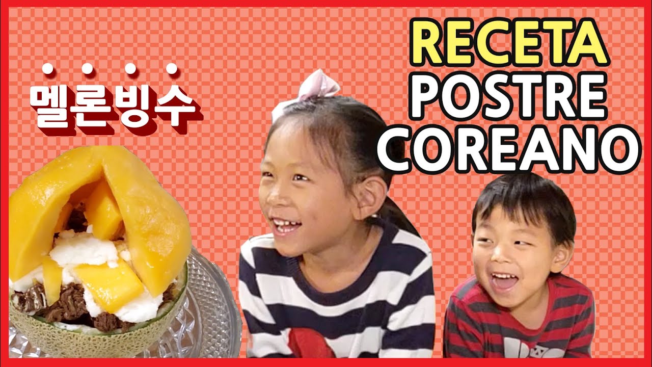 RECETA el Postre Coreano, comida coreana - Melonbingsu - YouTube