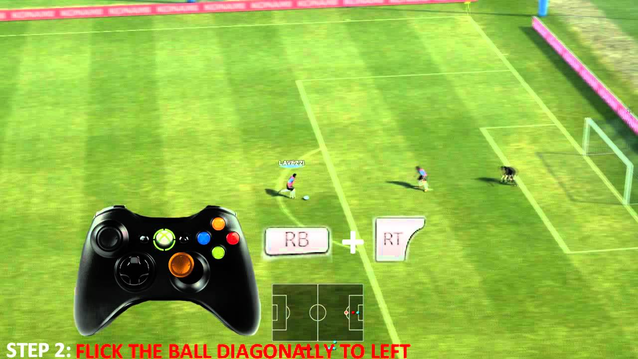 PES 2012 Rabona Tutorial - Skills Tutorial 1