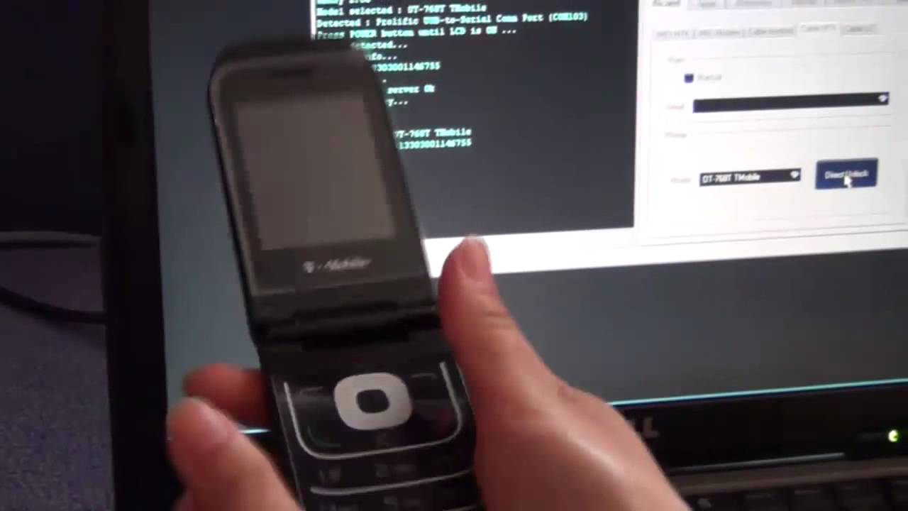 Alcatel OT-768T Direct Unlock Uart with GBKey